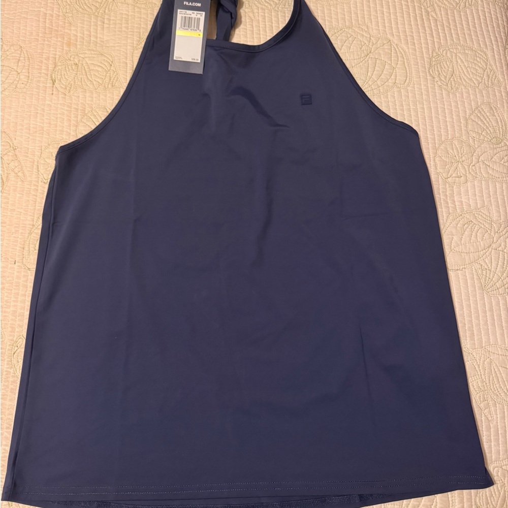 Fila Deep Blue Women’s Festive Twist Back Tank